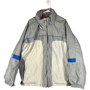 Quechua Decathlon Men’s Gray Convertible Hood Full Zip Heavy Winter Jacket  XXL